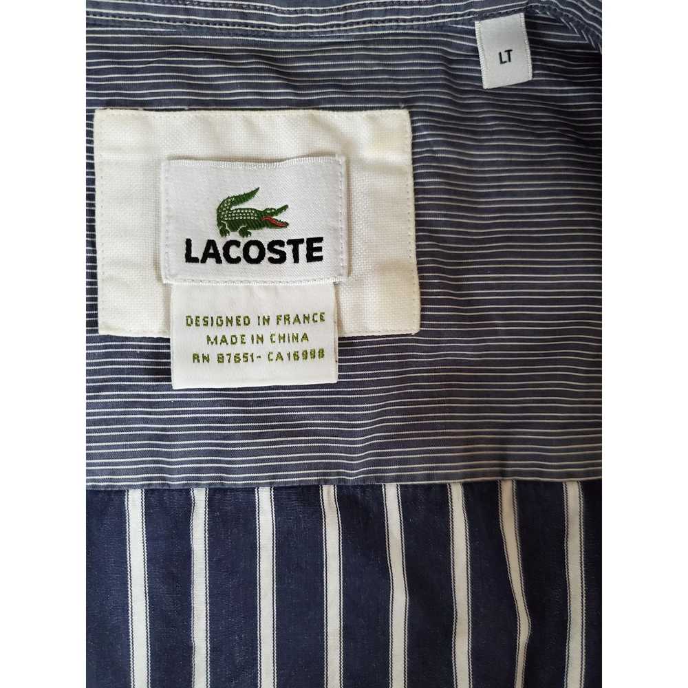 Lacoste Lacoste Navy Button Down Shirt Size LT, 1… - image 4