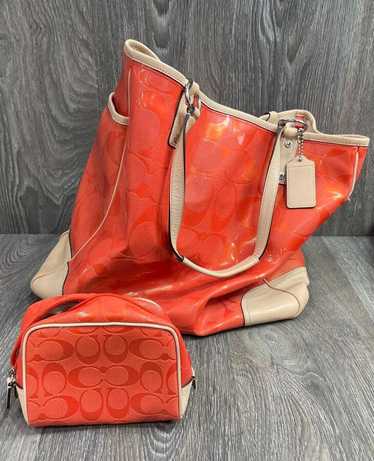 Coach Orange Cross Body Bag