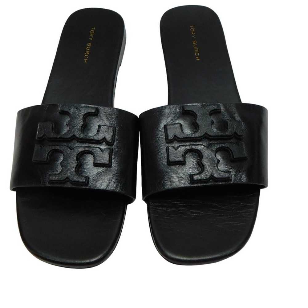 Tory Burch Ines Single-Band Slide Goat Leather Bl… - image 3