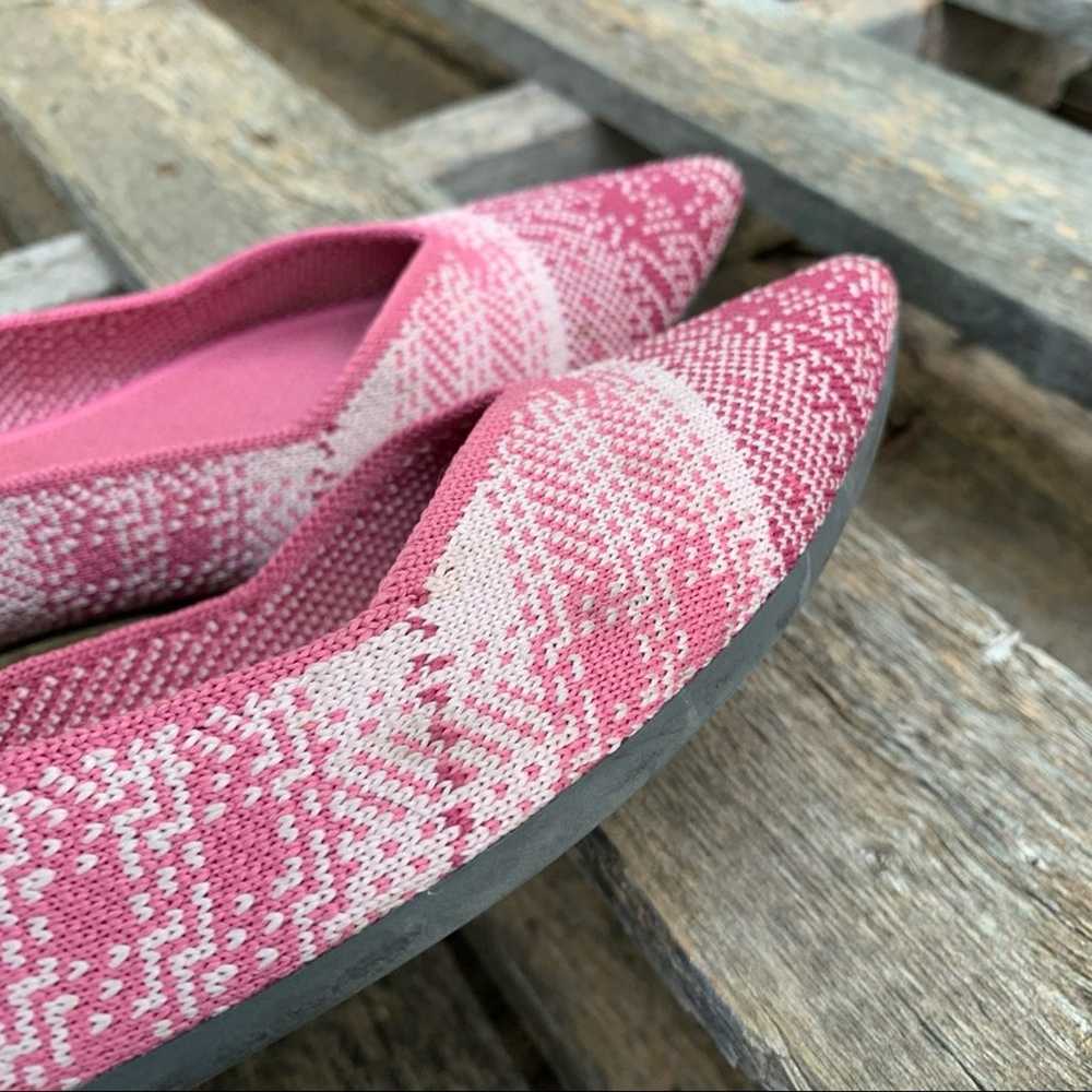 Rothy’s Pink Plaid The Point Flats Limited Editio… - image 7