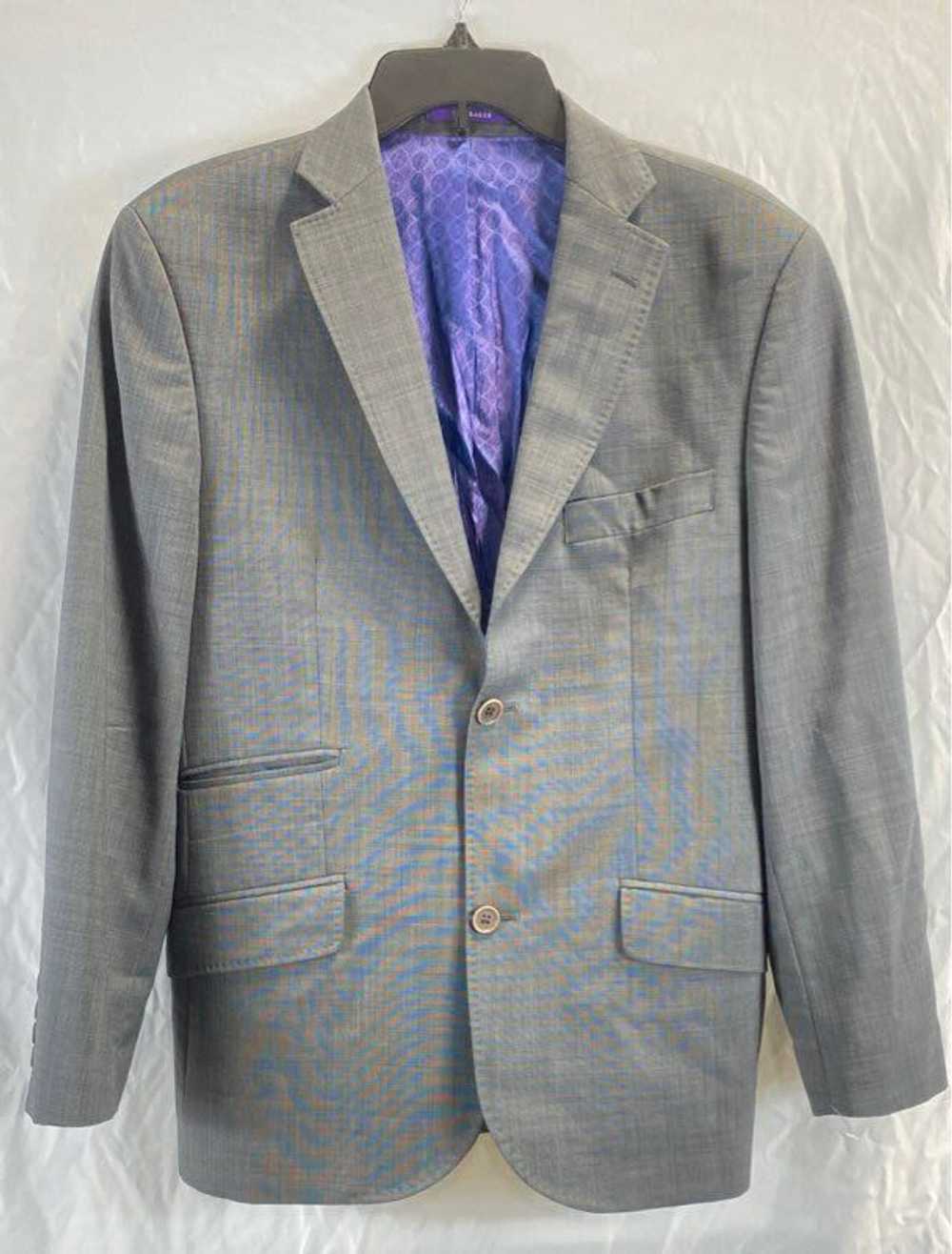 Ted Baker Mens Gray Pockets Blazer And Pants 2 Pi… - image 3