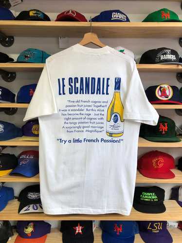 Vintage 90s Alizé Le Scandale Liquor Promo Tee Si… - image 1