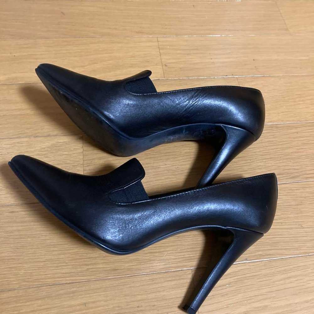 DIANA Black Leather Pumps High Heel - image 4