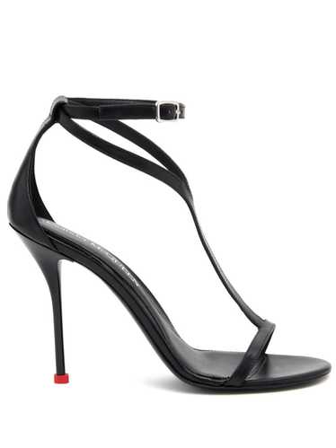 Alexander McQueen LEATHER HEEL SANDALS