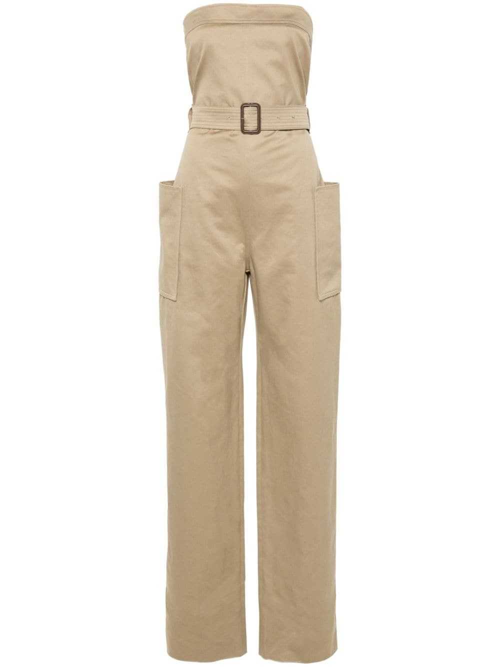 Saint Laurent Paris COTTON GABARDINE JUMPSUIT - image 1