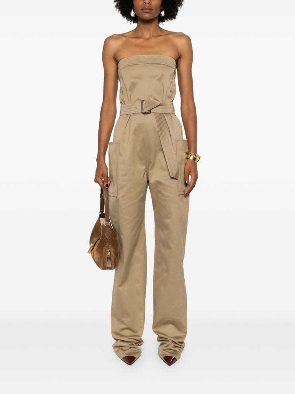 Saint Laurent Paris COTTON GABARDINE JUMPSUIT - image 5