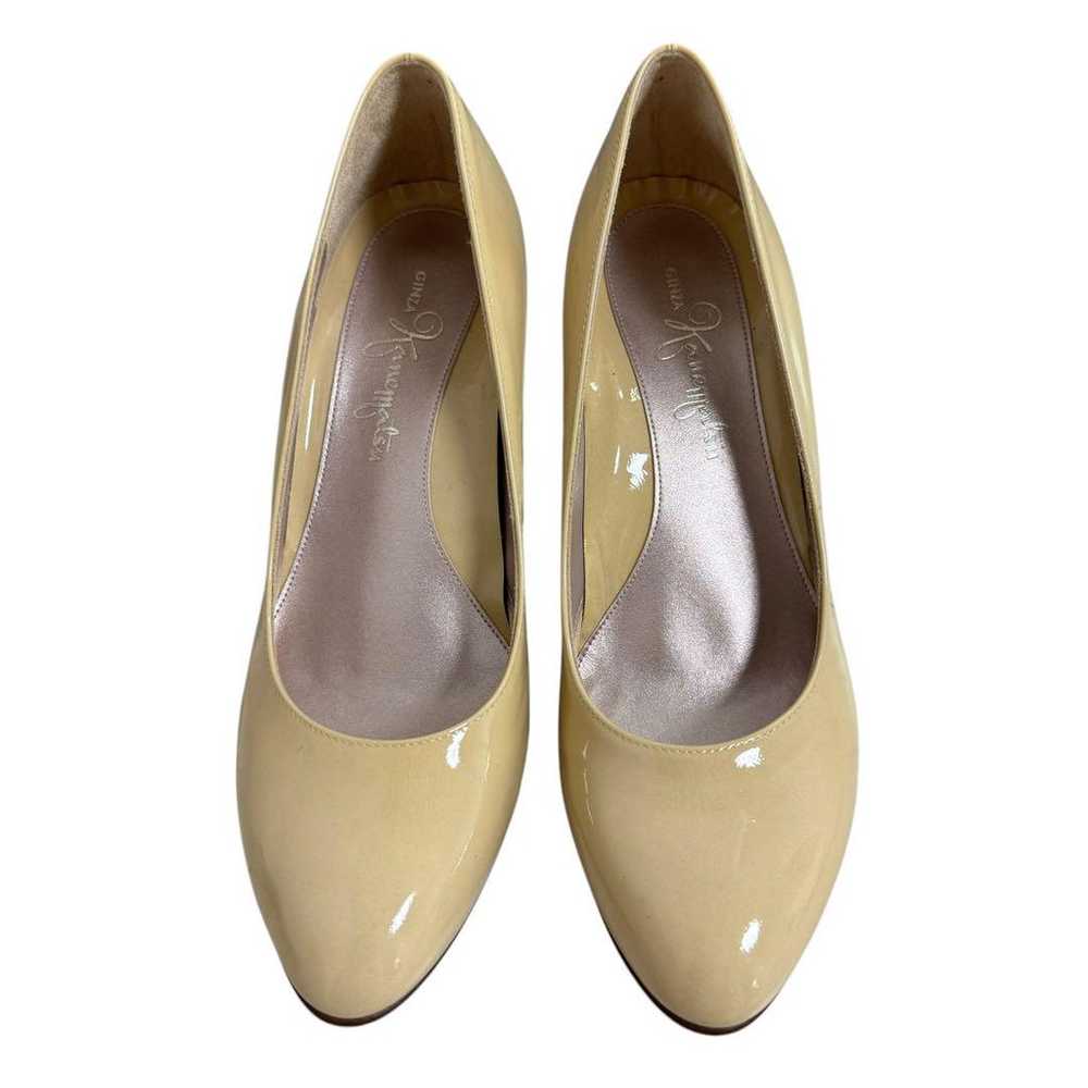 Kanematsu Ginza Kanematsu Enamel Pumps Beige 24.5… - image 2