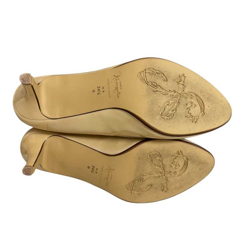 Kanematsu Ginza Kanematsu Enamel Pumps Beige 24.5… - image 7