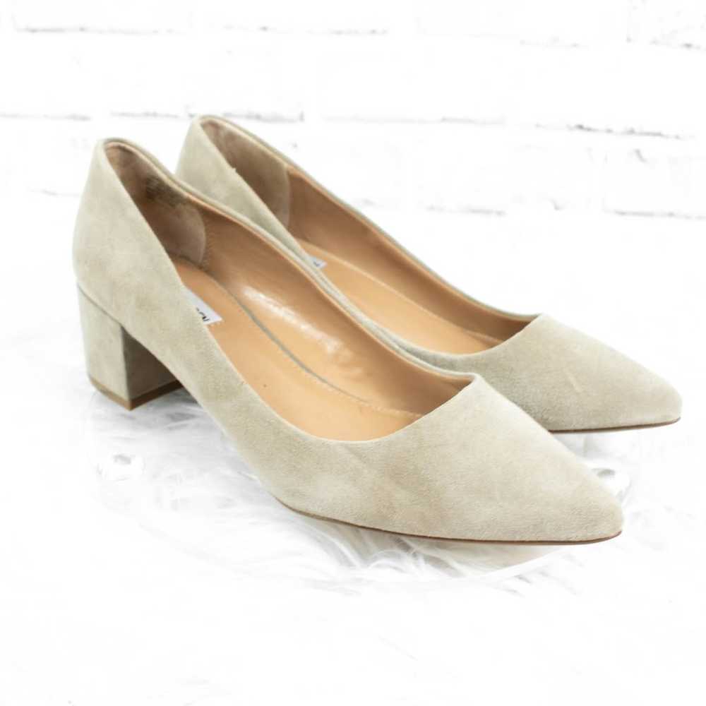 Steve Madden Gray Taupe Suede Pointed Toe Short B… - image 1