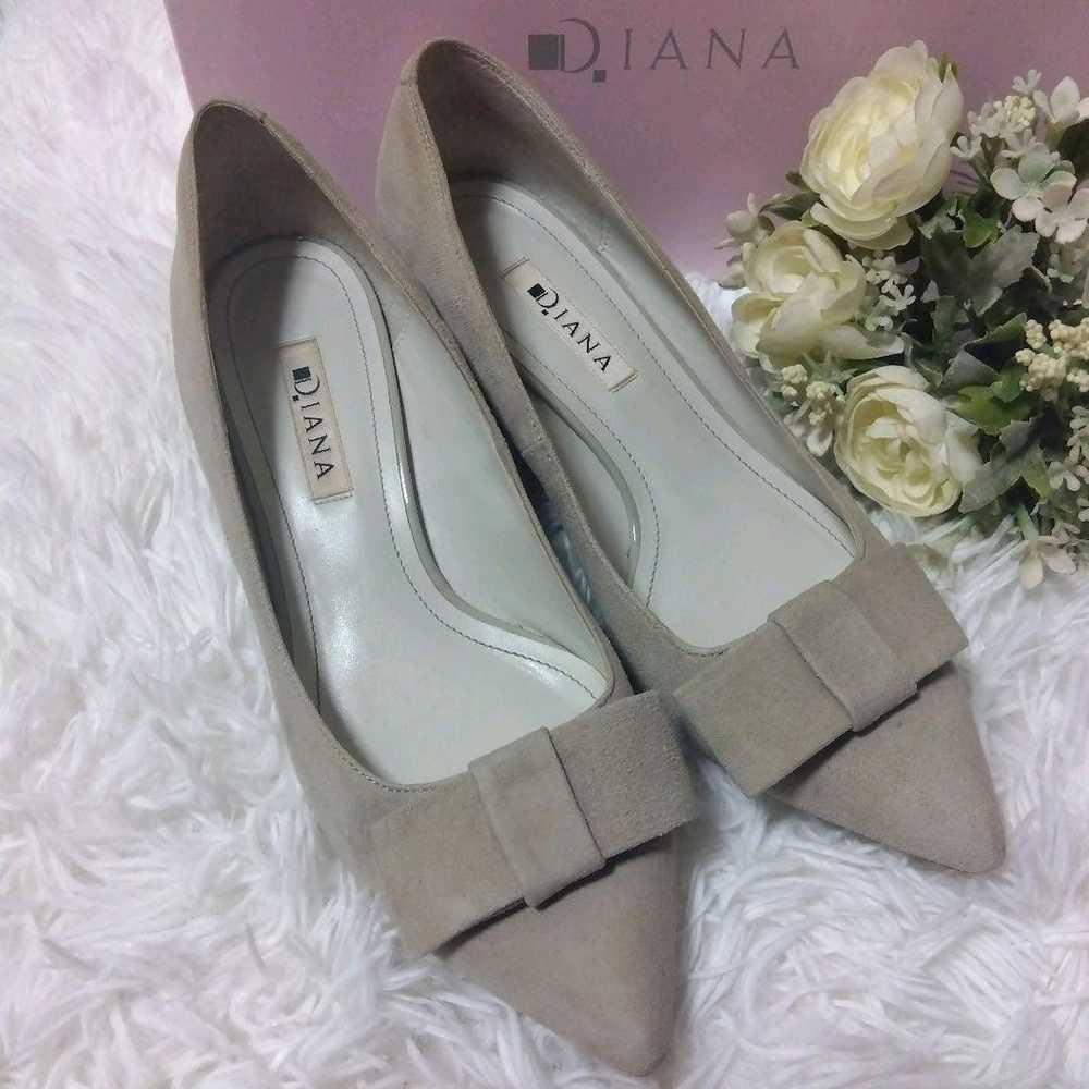 DIANA Ribbon Pumps 24 cm Beige Suede - image 1