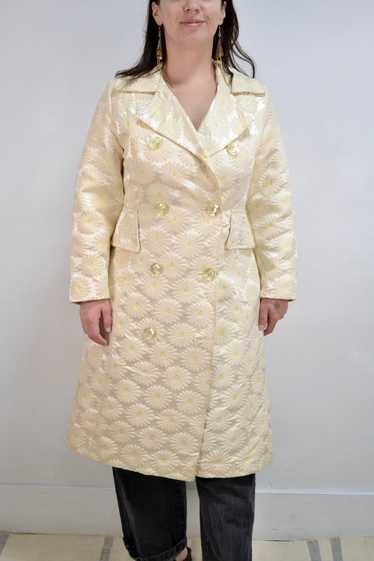 Sixties Daisy Embroidered Coat