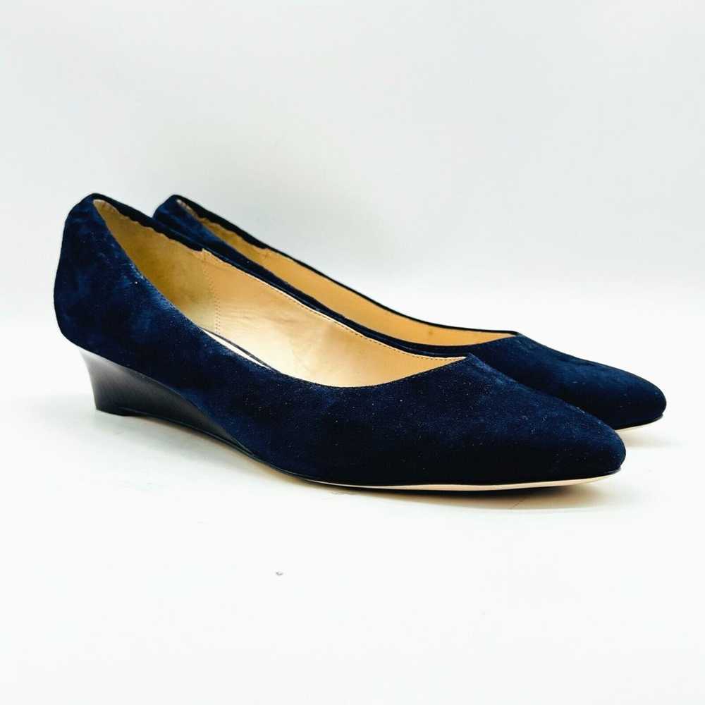 Cole Haan Shoes Womens 10 Navy Blue Suede Wedge G… - image 1