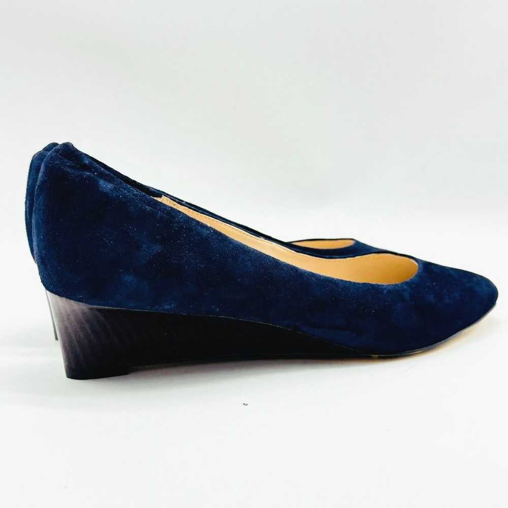 Cole Haan Shoes Womens 10 Navy Blue Suede Wedge G… - image 6