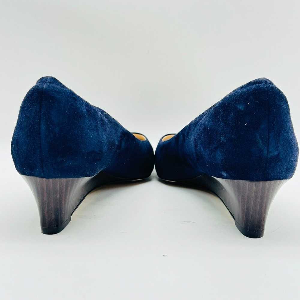 Cole Haan Shoes Womens 10 Navy Blue Suede Wedge G… - image 7