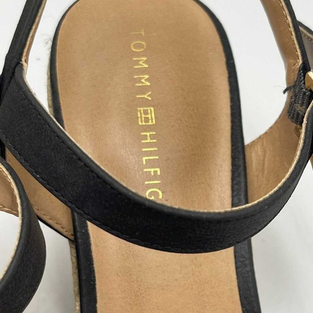 Tommy Hilfiger Gallie Wedge Heels Womens 9M Black… - image 4