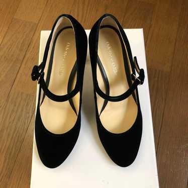 ODETTE E ODILE Velvet Strap Shoes - image 1