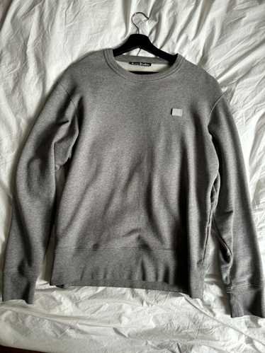 Acne Studios GREY COTTON SWEATSHIRT