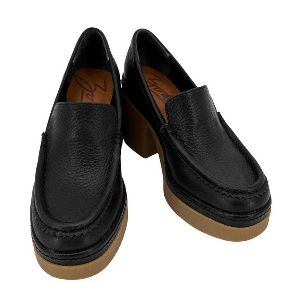 ZODIAC Dorit Platform Loafer in Black Leather 6.5 - image 1