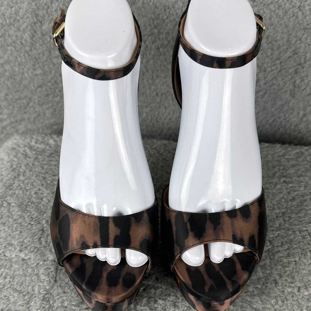 J Lo Idolina Platform Sandals Brown Black Animal … - image 2