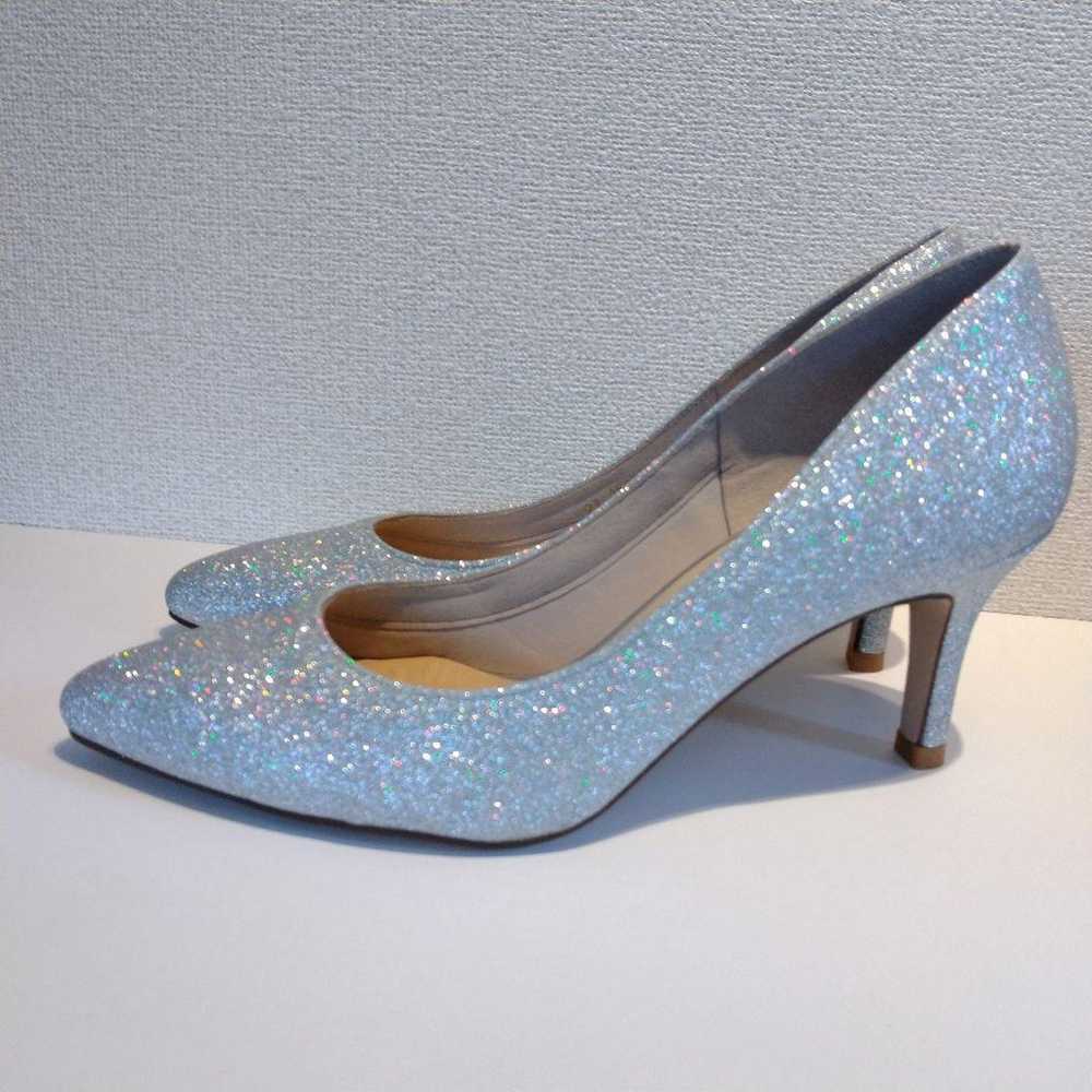 Letalon Glitter Plain Pumps Silver Glitter - image 2