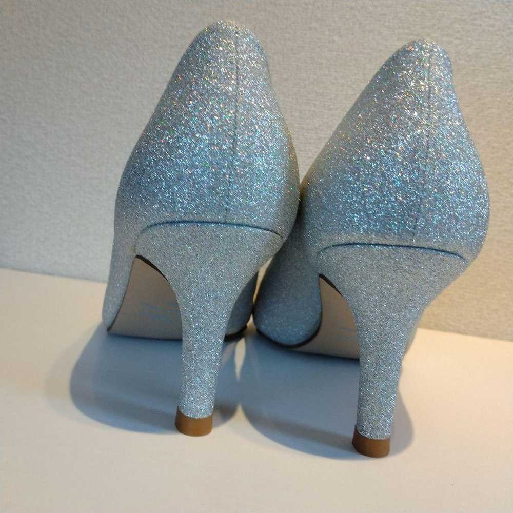 Letalon Glitter Plain Pumps Silver Glitter - image 7