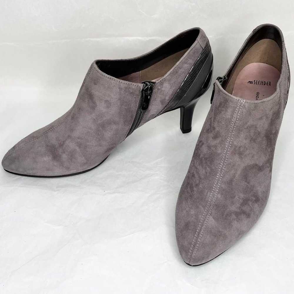 【Excellent Condition】GINZA Kanematsu 23.5cm Suede… - image 1