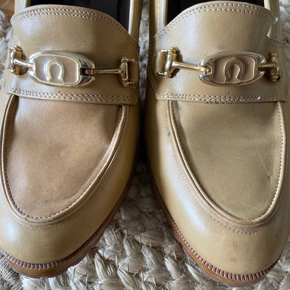 Vintage ASI collection Tan Loafer Pumps Vibram So… - image 3