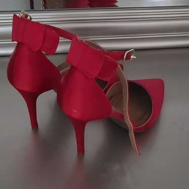 Red Silk Heels - image 1