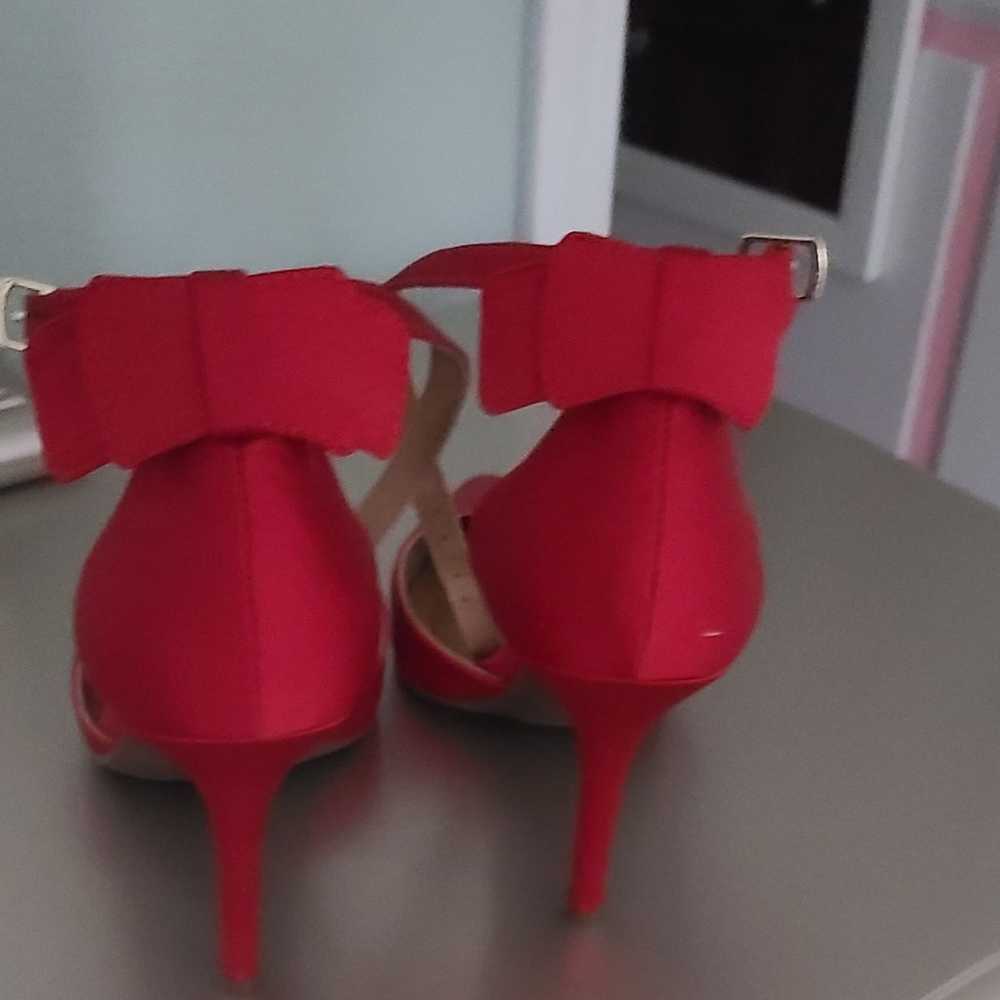 Red Silk Heels - image 3