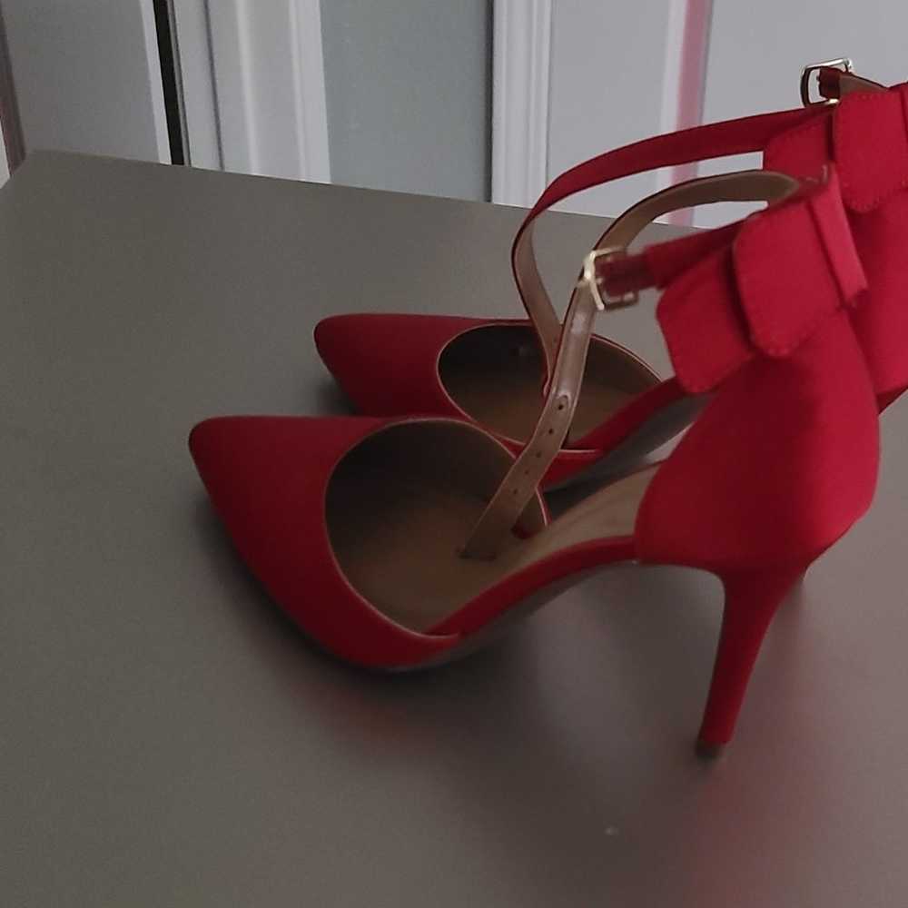 Red Silk Heels - image 4