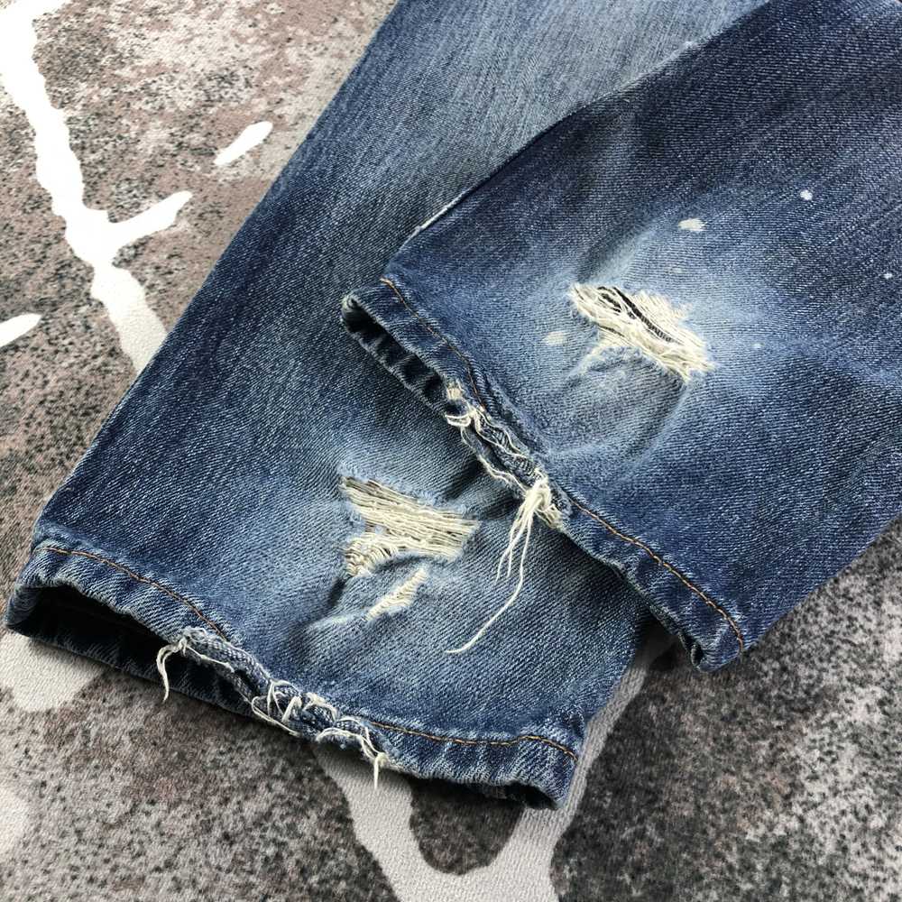 Distressed Denim × Japanese Brand Stooge & Co Jea… - image 4