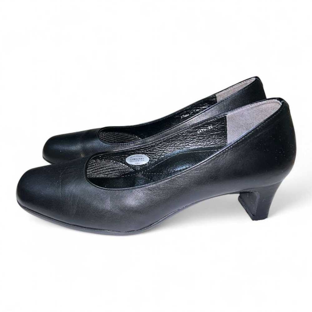 Ing Formal Black Pumps, Genuine Leather, Comfort … - image 3