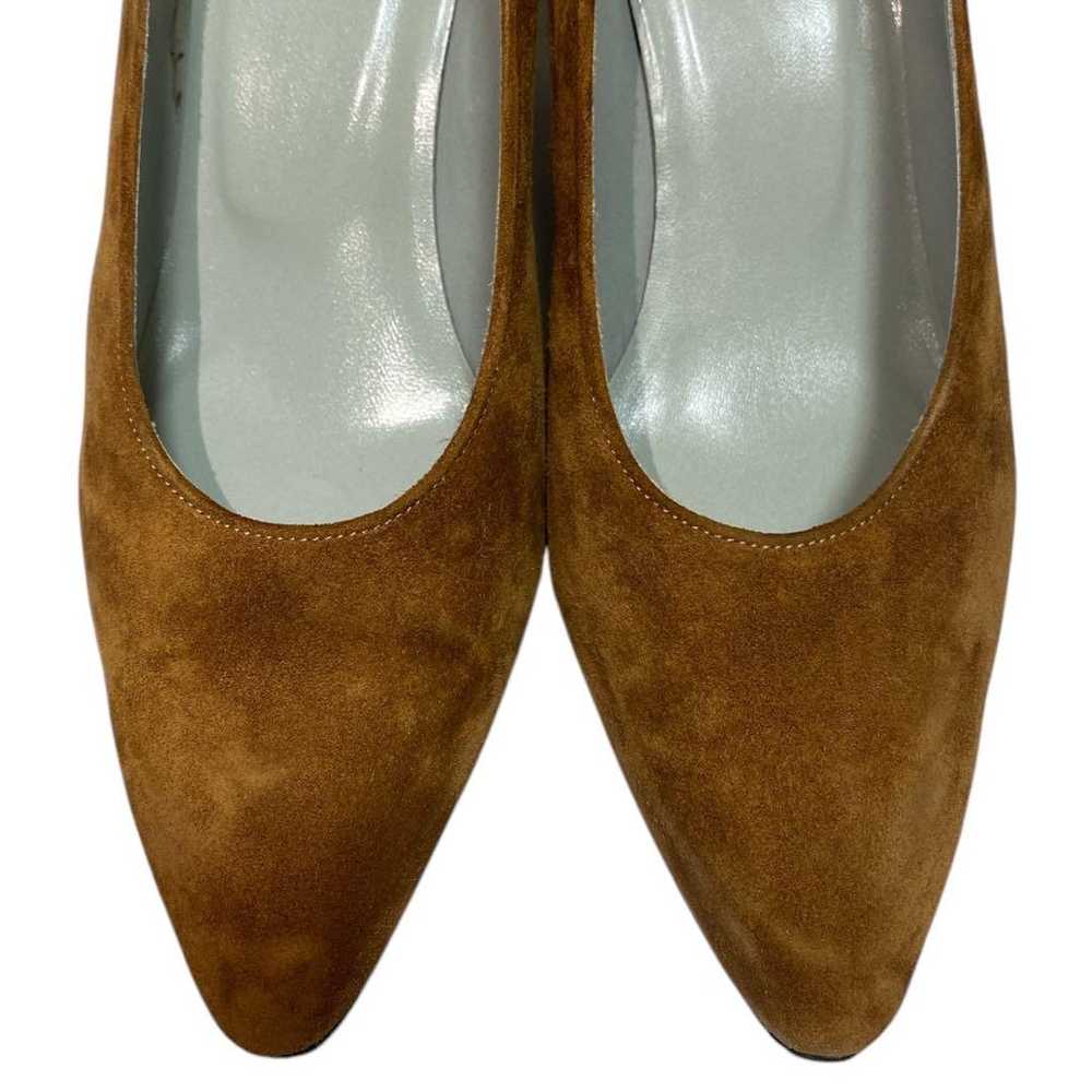 Dior Heel Pumps Suede Brown 5 22cm - image 7