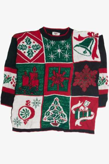 Vintage Black Ugly Christmas Sweater 59552