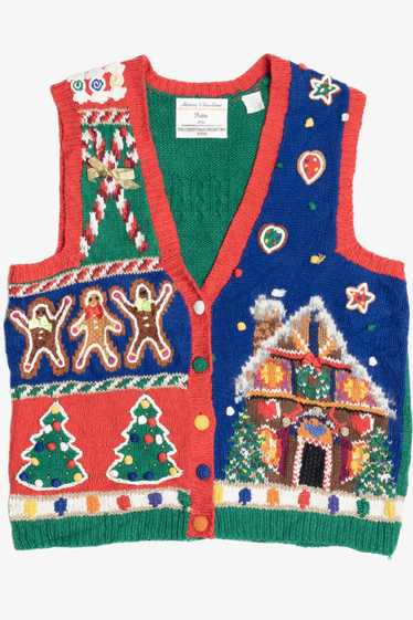 Gingerbread House Ugly Christmas Sweater 64045