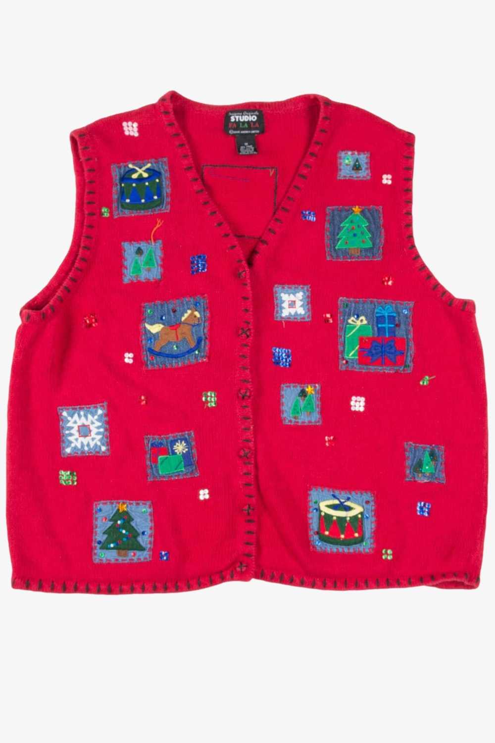 Red Ugly Christmas Vest 57604 - image 1