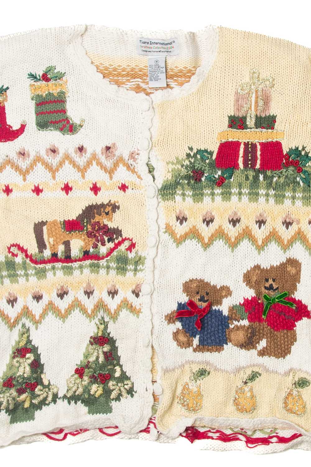 White Ugly Christmas Sweater 63590 - image 2