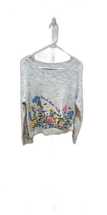 Designer Floral Embroidered Sweater – "Don’t Be Sh