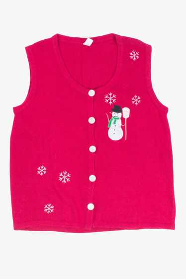 Red Ugly Christmas Vest 55457 - image 1