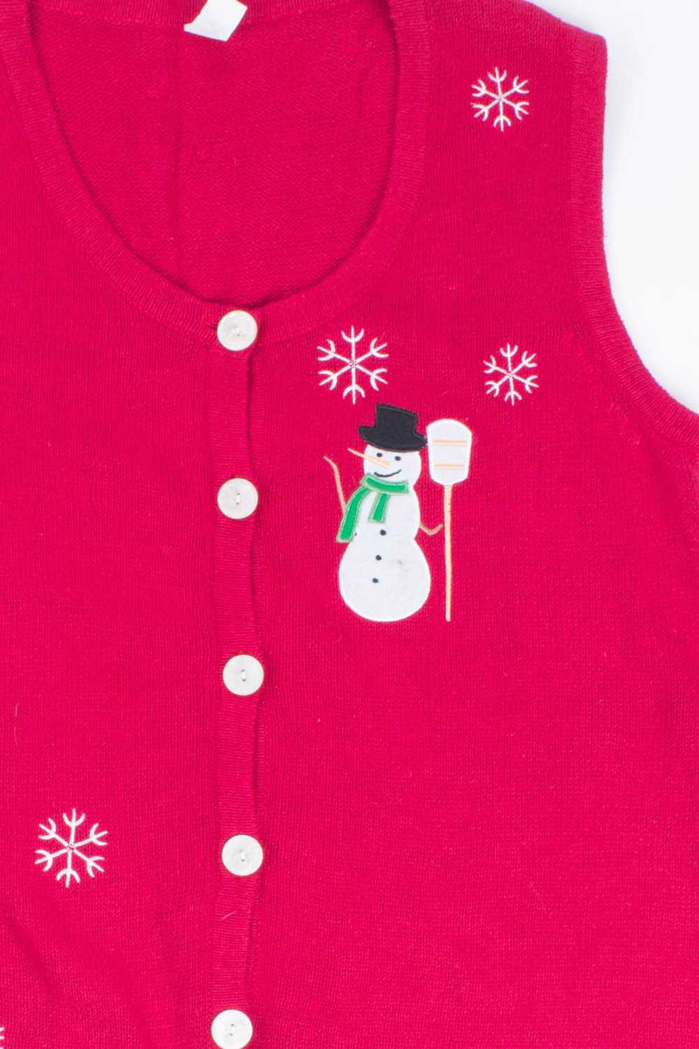 Red Ugly Christmas Vest 55457 - image 2