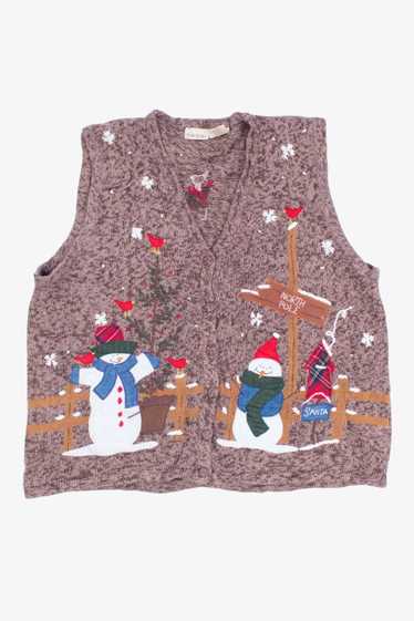 Bobbie Brooks Ugly Christmas Vest 55363 - image 1