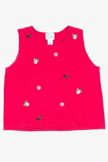 Red Ugly Christmas Vest 55453