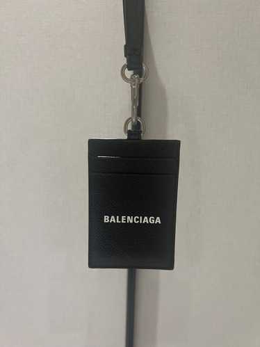 Balenciaga White Logo Black Cash Card and Badge H… - image 1