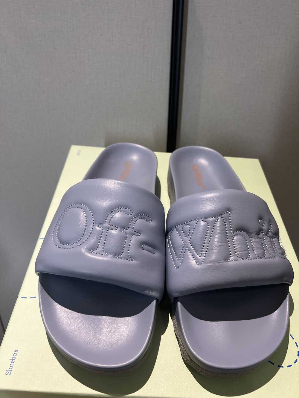 Off-White Bookish Leather Slider - image 2