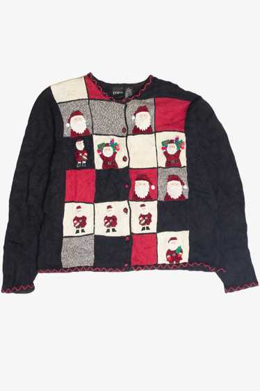 Vintage Black Ugly Christmas Cardigan 63425