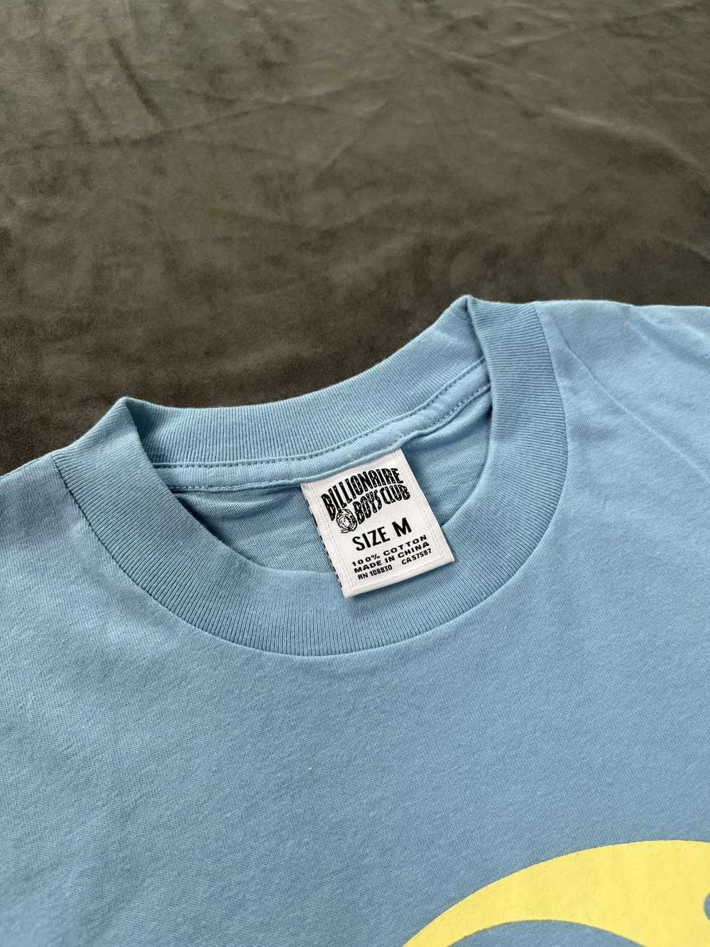 Rare Billionaire Boys Club BBC Helmet SS Tee Blue… - image 3