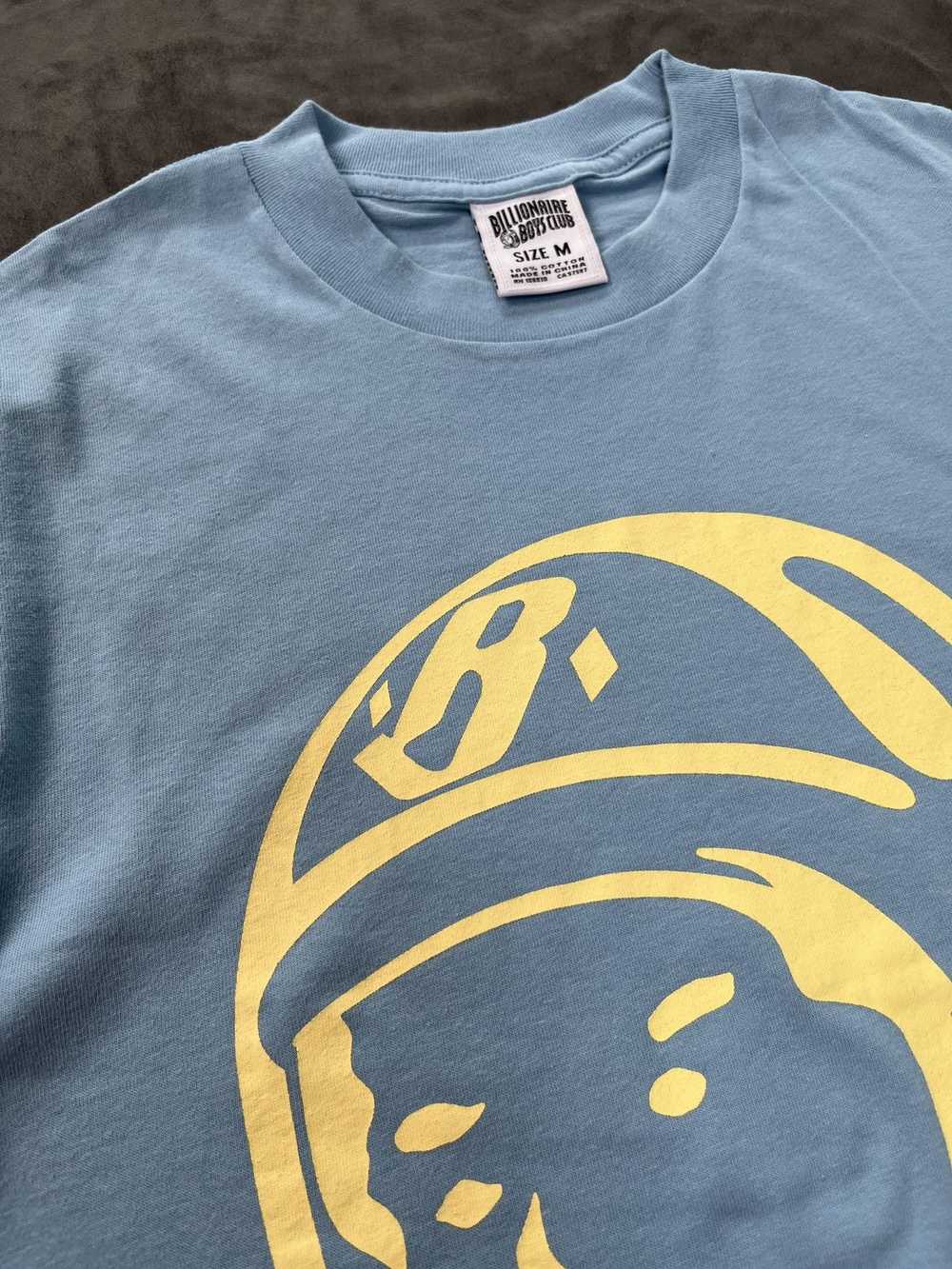 Rare Billionaire Boys Club BBC Helmet SS Tee Blue… - image 5