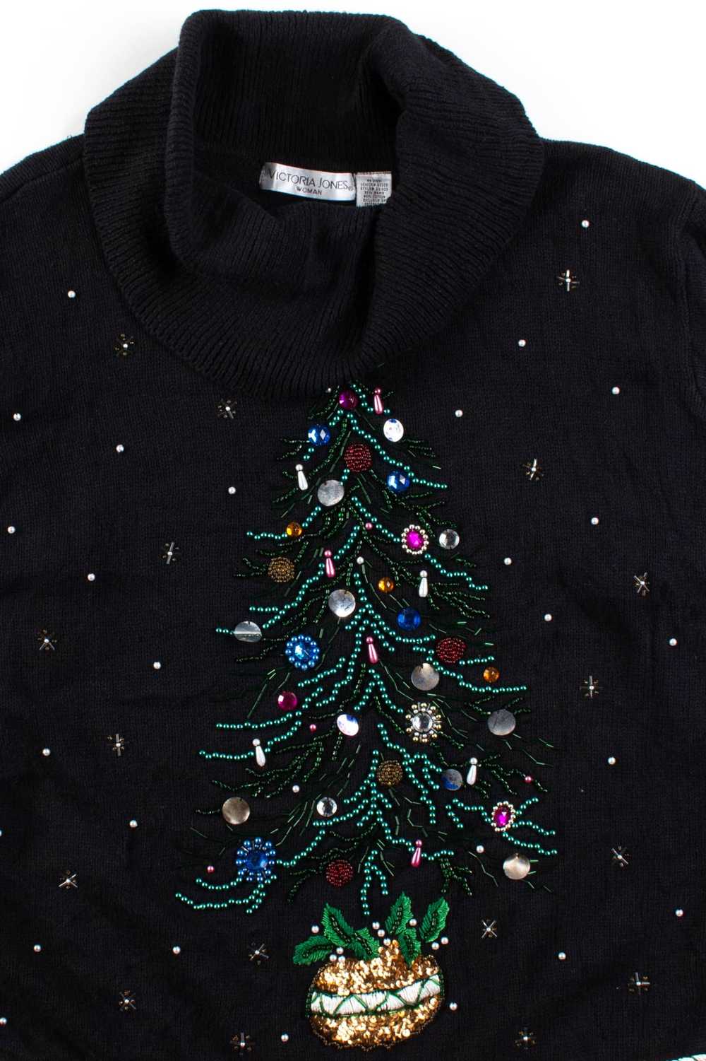 Black Ugly Christmas Pullover 56445 - image 2