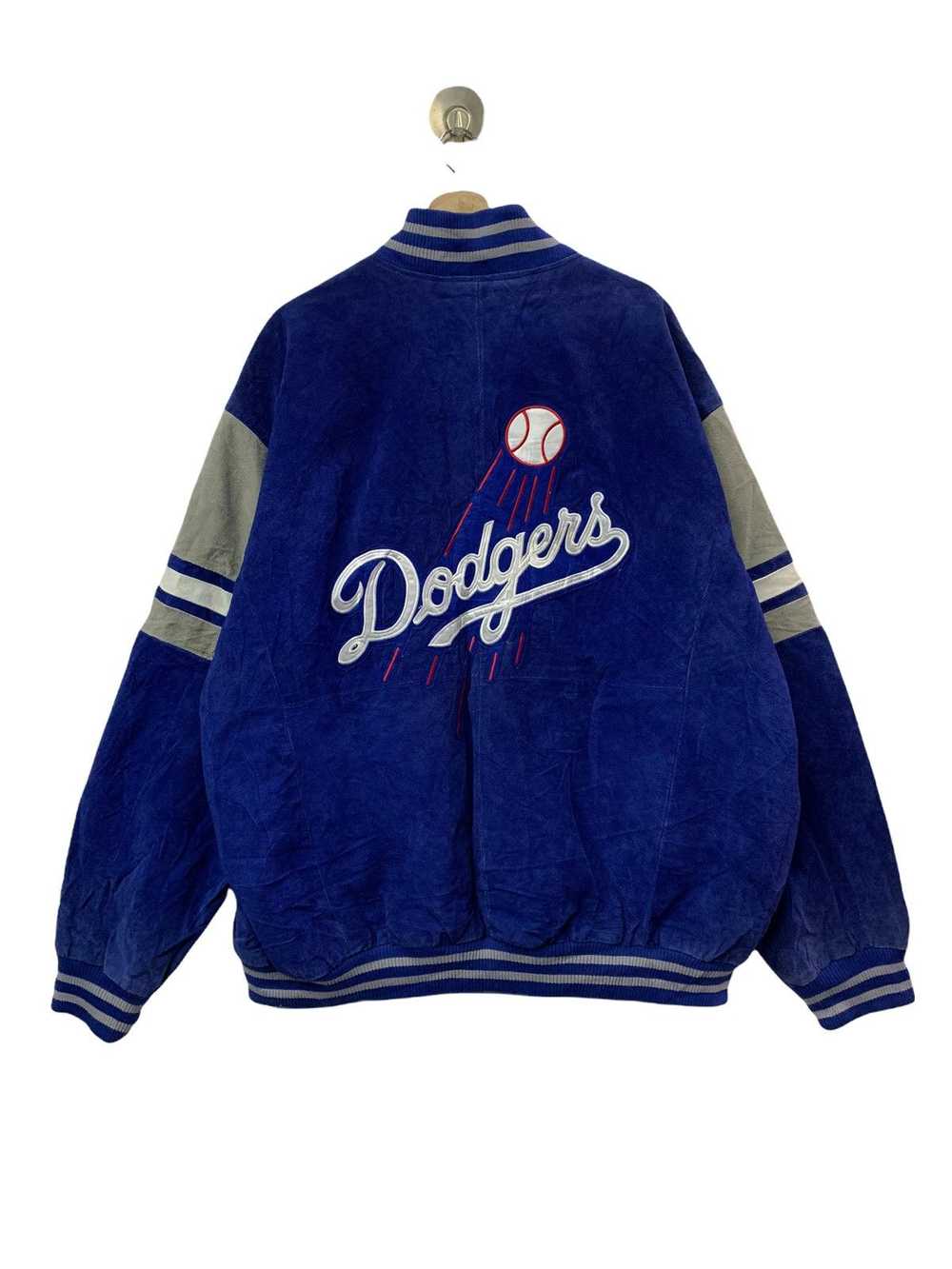 Oldvarsity/Stadium - 🔥RARE L.A DODGERS LEATHER V… - image 1