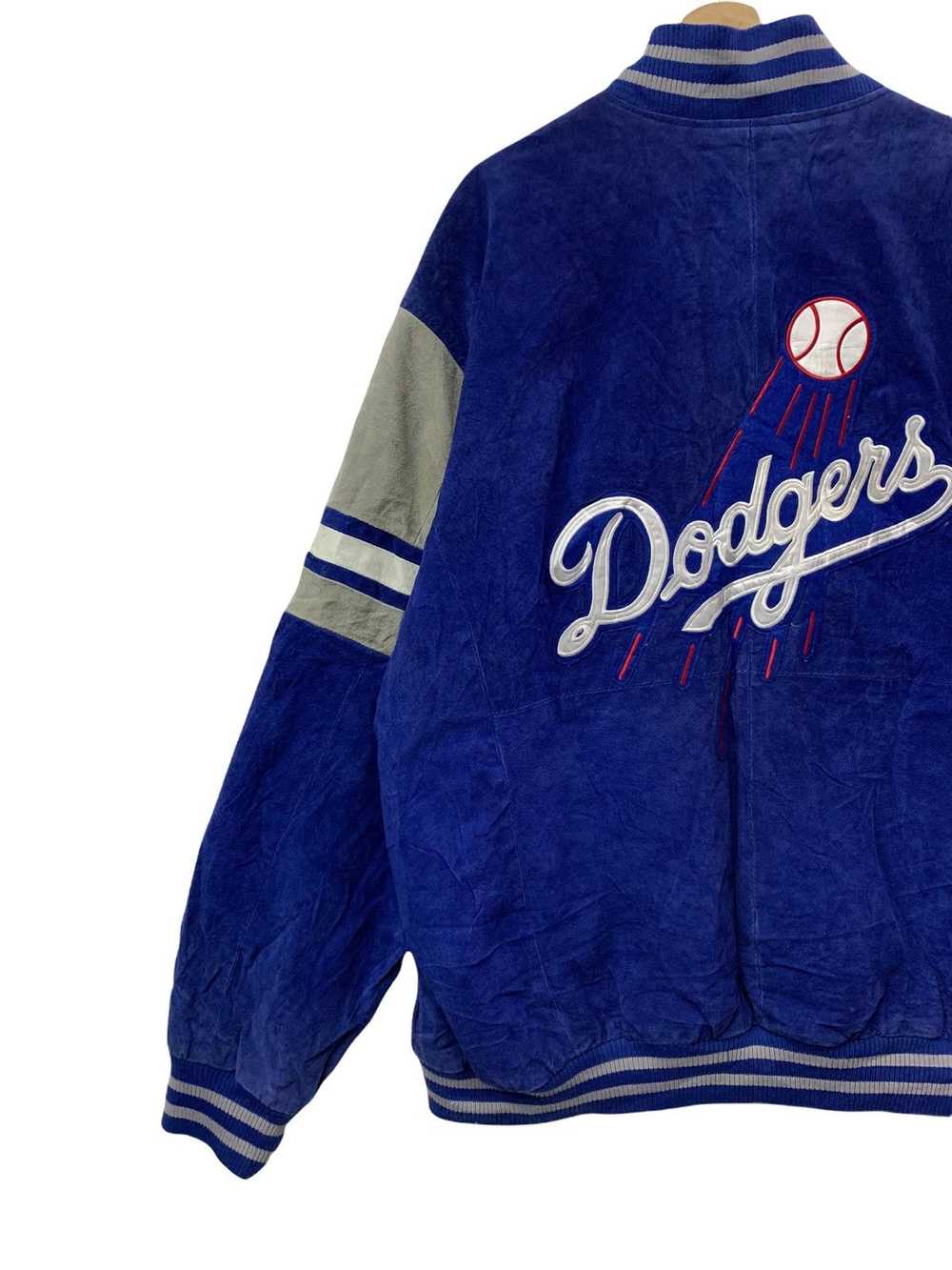 Oldvarsity/Stadium - 🔥RARE L.A DODGERS LEATHER V… - image 2